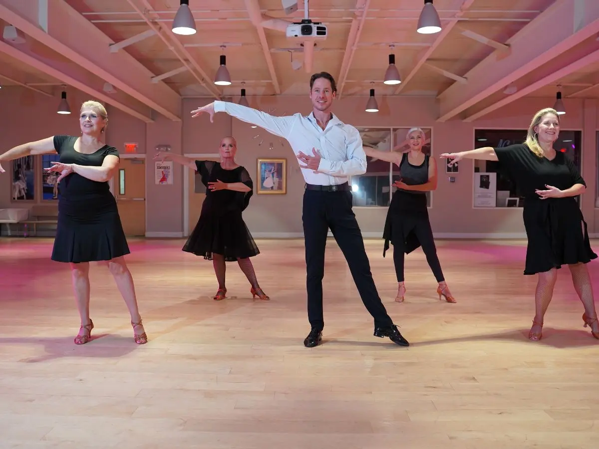 group Ballroom dance lesson in MI Fiesta dance