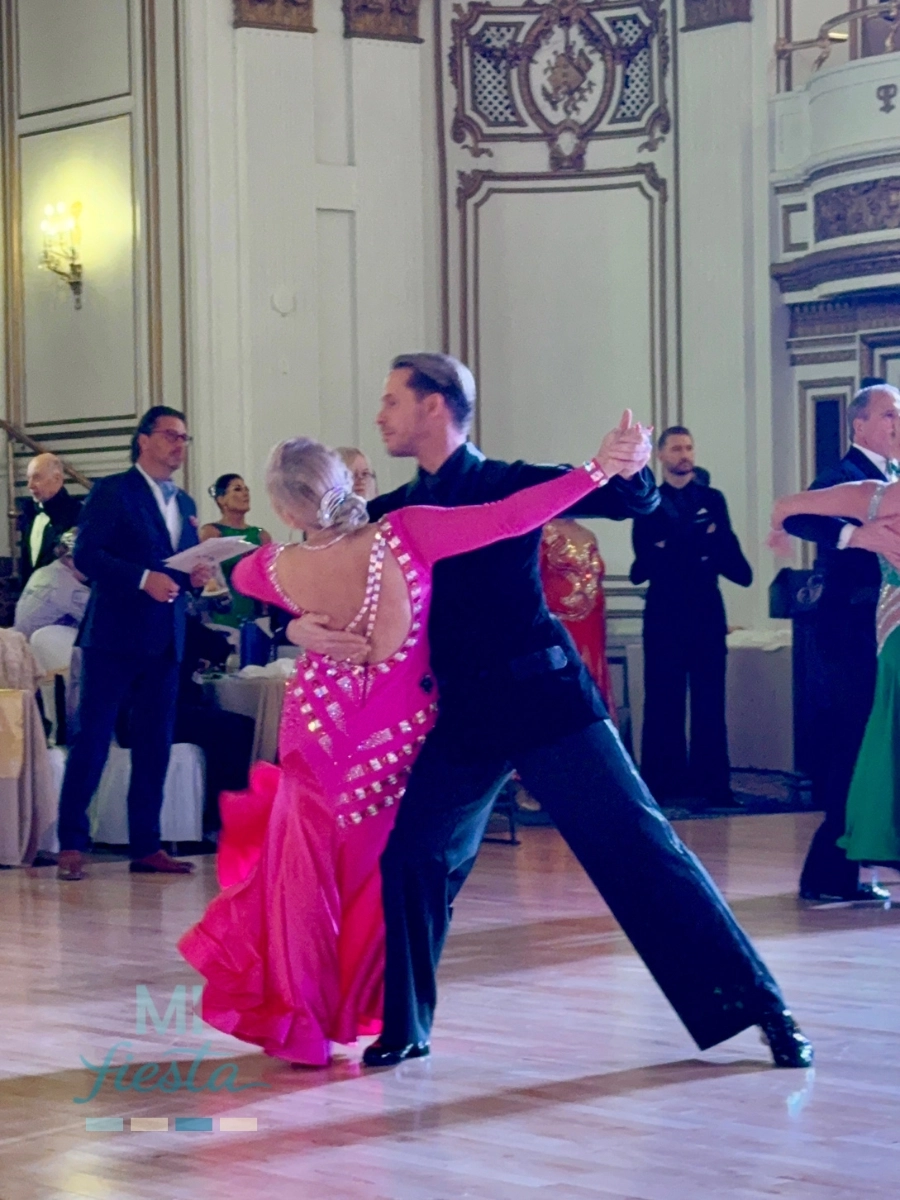 Ballroom dancing American Smooth Tango performance at Boston Tea Party 2026 Irina Shapeton and Imre Gombkoto